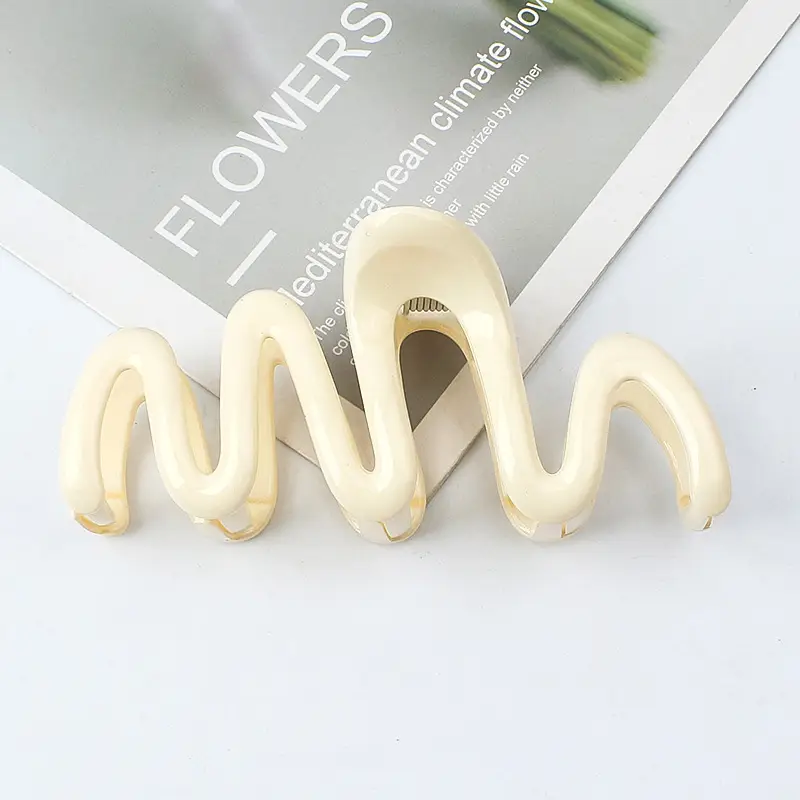 New Wave Frosted Hair Clips for Bathing - Image 21
