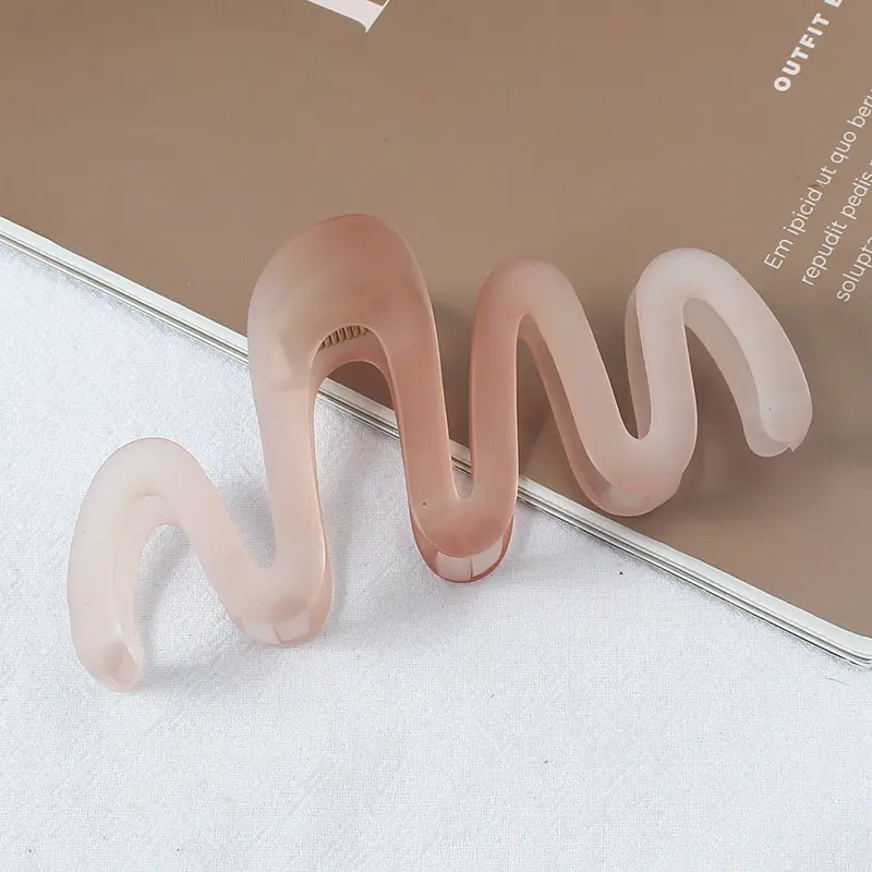 New Wave Frosted Hair Clips for Bathing - Image 22
