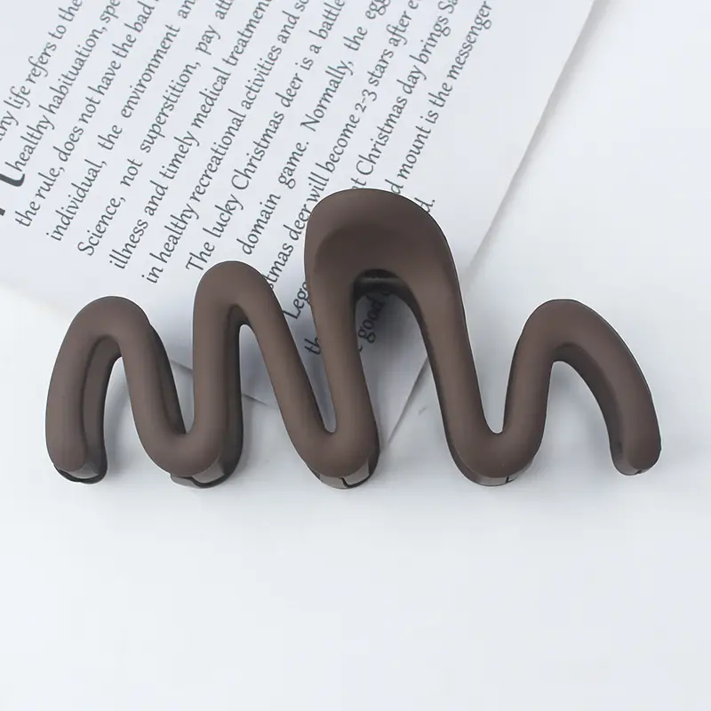 New Wave Frosted Hair Clips for Bathing - Image 3