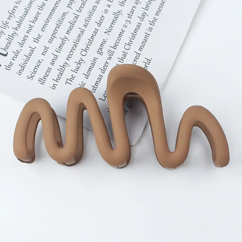 New Wave Frosted Hair Clips for Bathing - Image 4