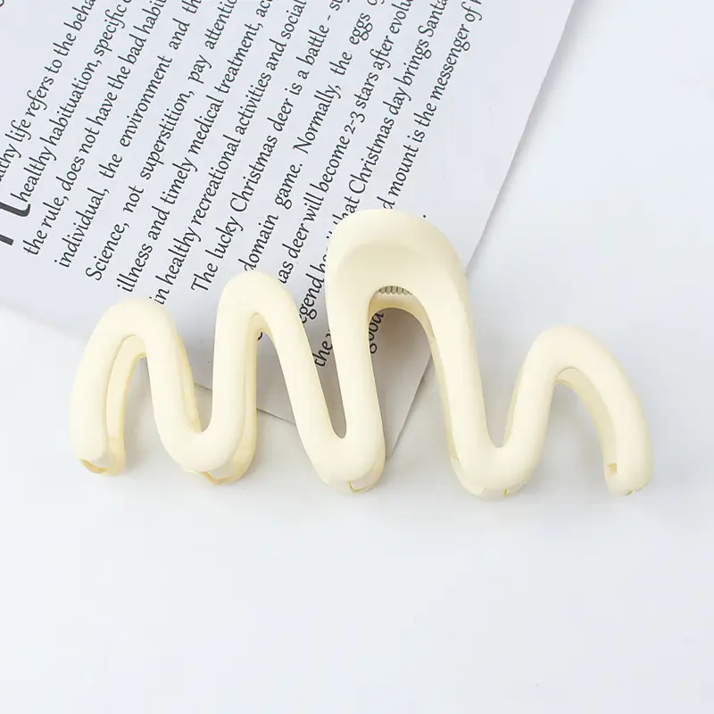New Wave Frosted Hair Clips for Bathing - Image 8