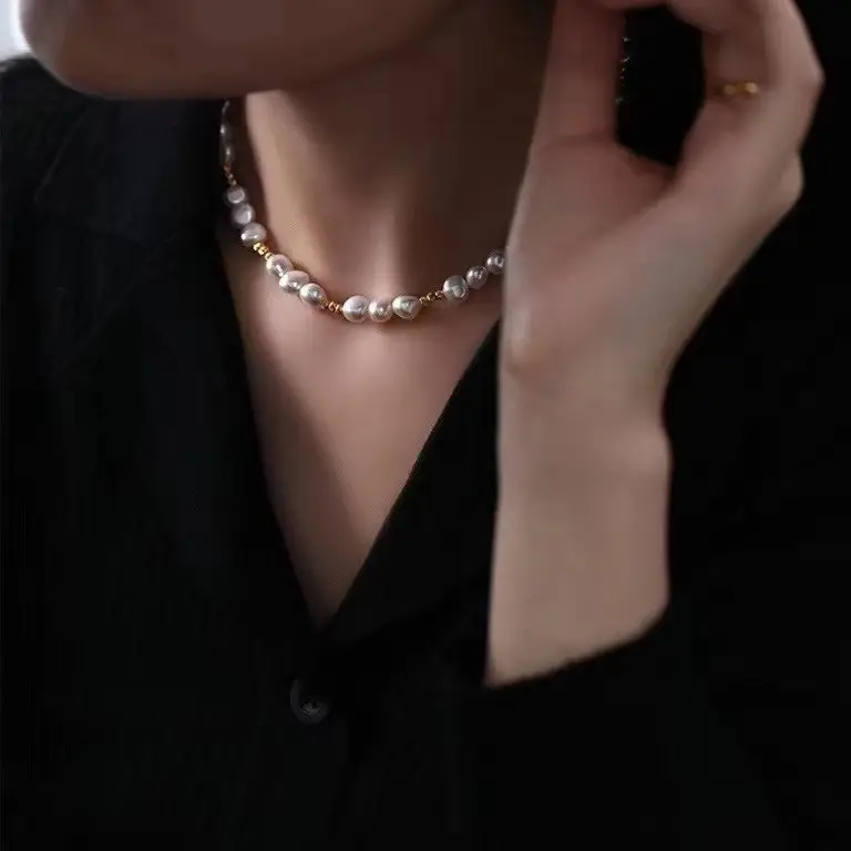 Adjustable Pearl Necklace for Women Niche Design - Image 5