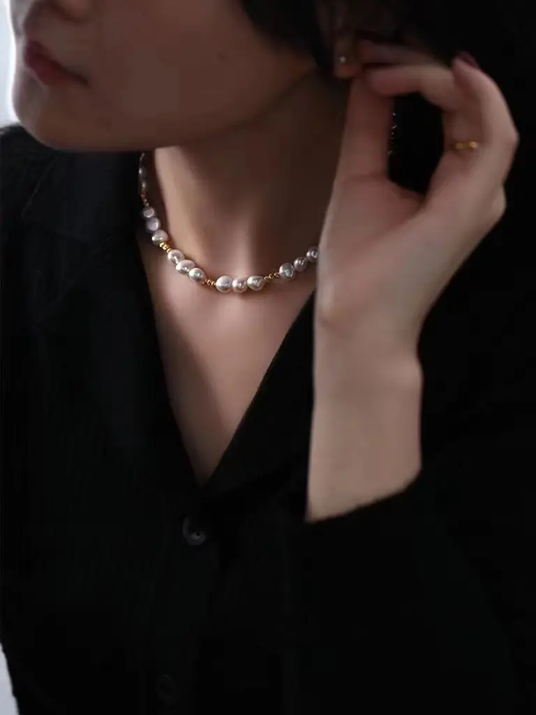 Adjustable Pearl Necklace for Women Niche Design — feature 3