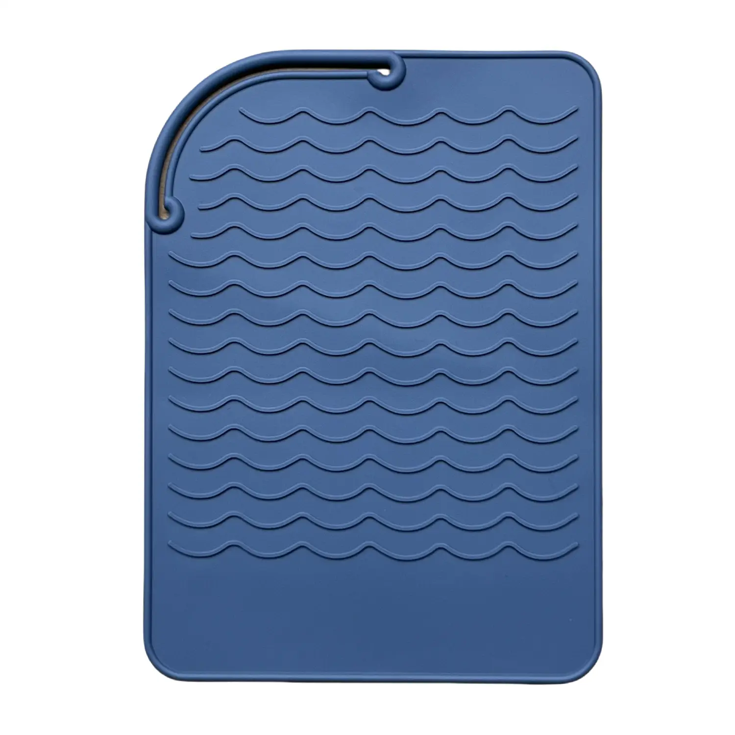 Non-Slip Silicone Hair Curling Rod Pad Light Blue - Image 9