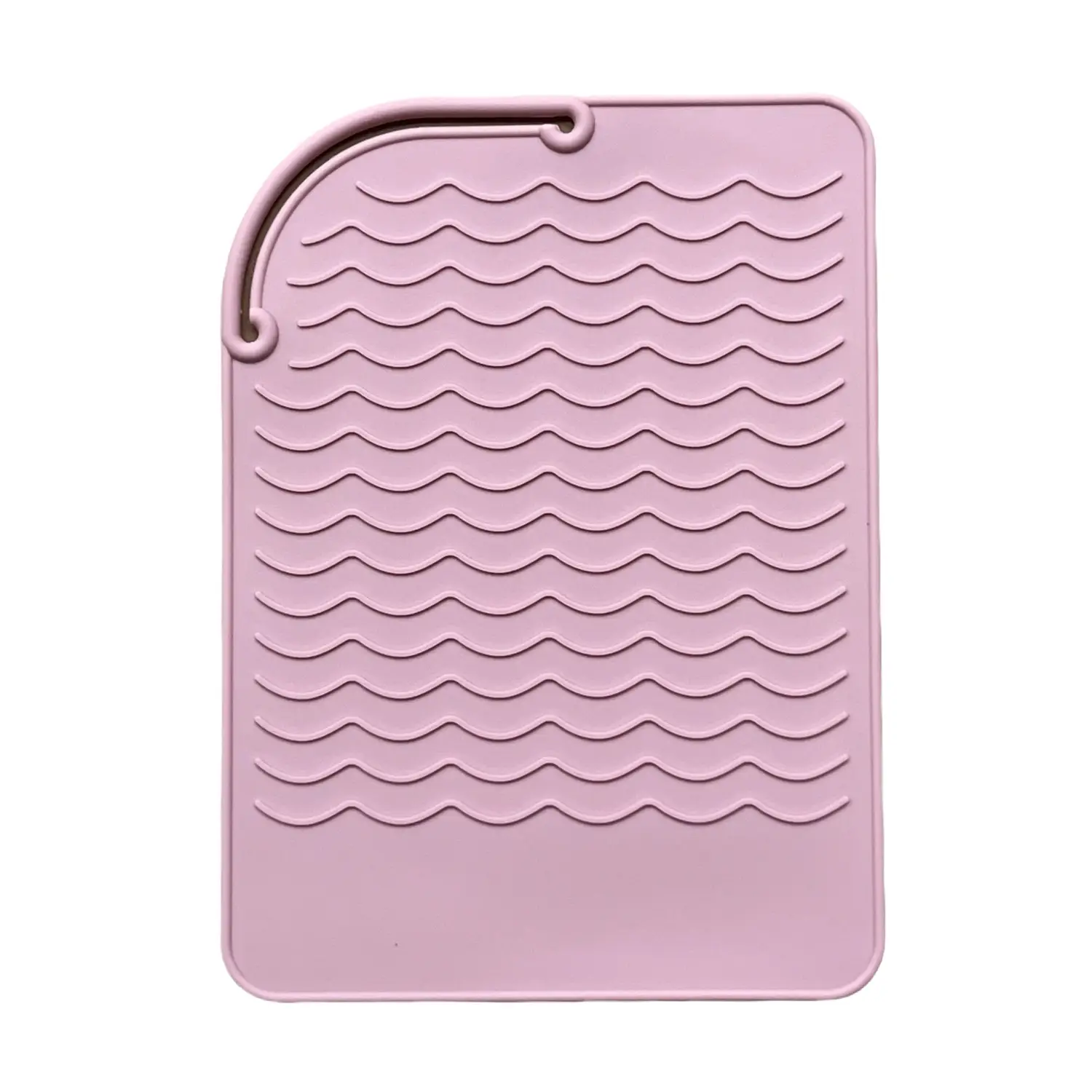 Non-Slip Silicone Hair Curling Rod Pad Light Blue - Image 3