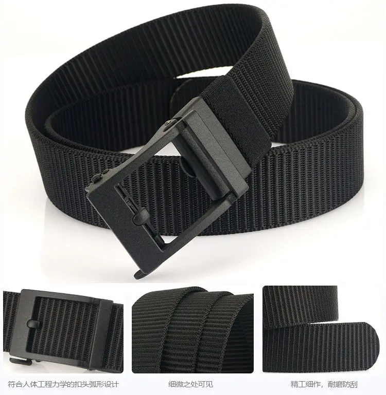 Navy Blue Tactical Belt with Automatic Buckle 3.8CM β feature 14