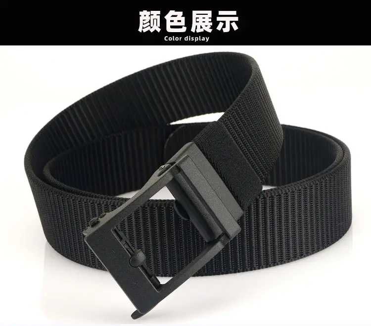 Navy Blue Tactical Belt with Automatic Buckle 3.8CM β feature 17