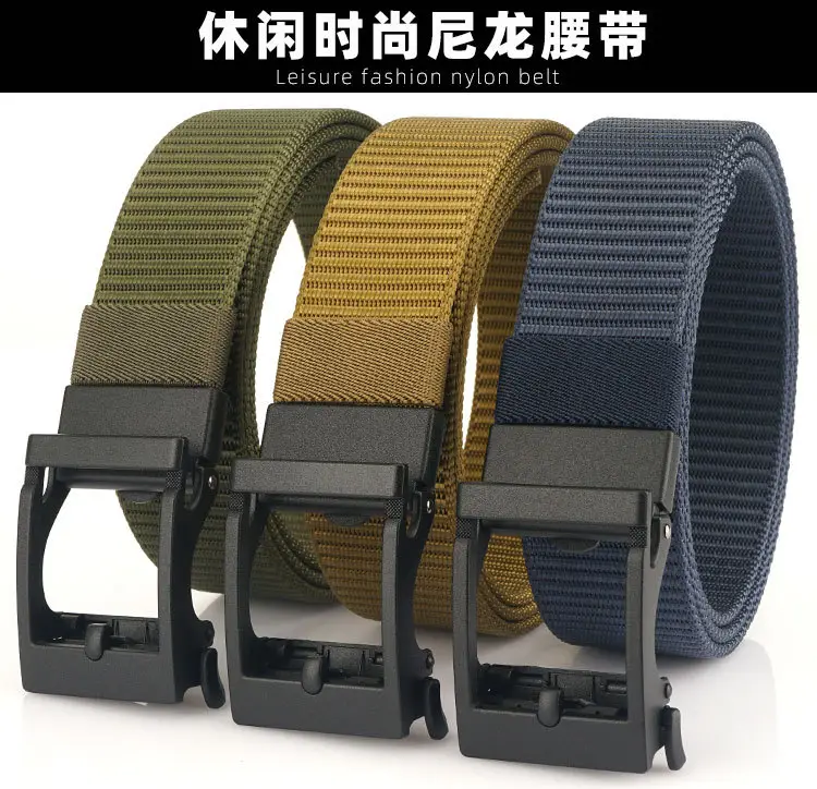 Navy Blue Tactical Belt with Automatic Buckle 3.8CM β feature 2