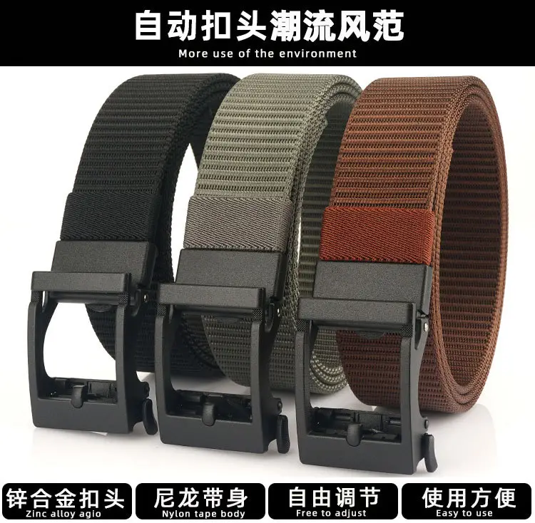 Navy Blue Tactical Belt with Automatic Buckle 3.8CM β feature 3