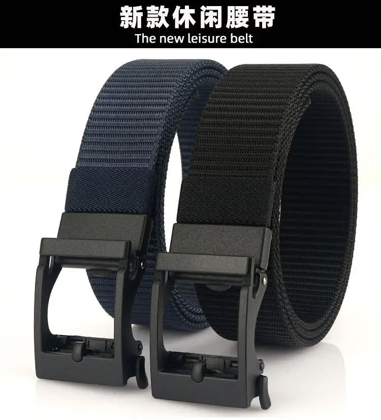 Navy Blue Tactical Belt with Automatic Buckle 3.8CM β feature 6