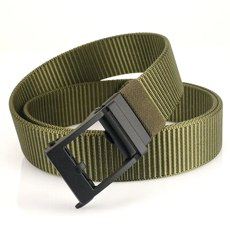 Navy Blue Tactical Belt with Automatic Buckle 3.8CM - Image 2