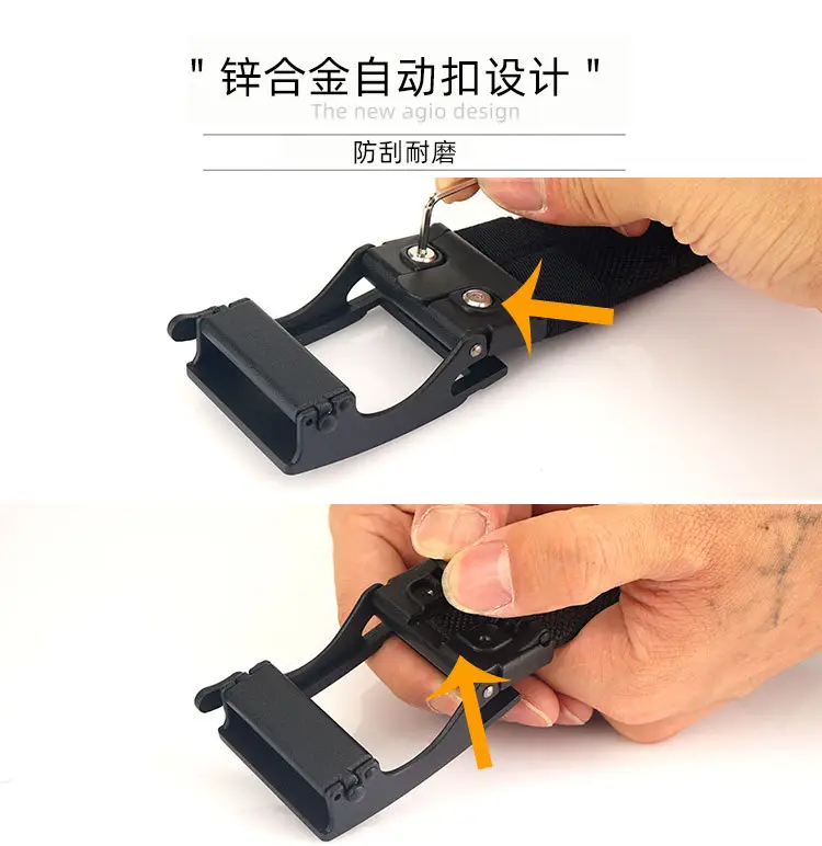 3.8 Double Thickened Tactical Belt CS Field Multifunctional Belt Automatic Buckle Upgraded Hanging Gun Nylon Belt โ feature 12