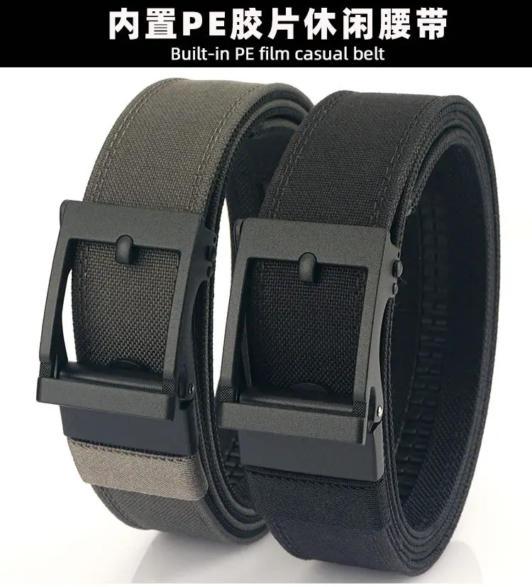3.8 Double Thickened Tactical Belt CS Field Multifunctional Belt Automatic Buckle Upgraded Hanging Gun Nylon Belt โ feature 6