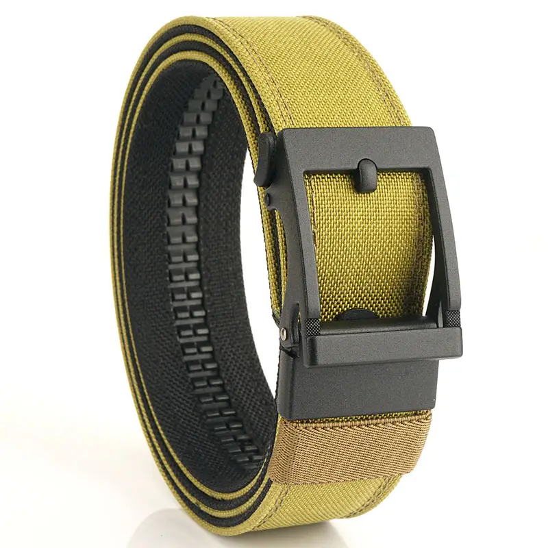 3.8 Double Thickened Tactical Belt CS Field Multifunctional Belt Automatic Buckle Upgraded Hanging Gun Nylon Belt - Image 3