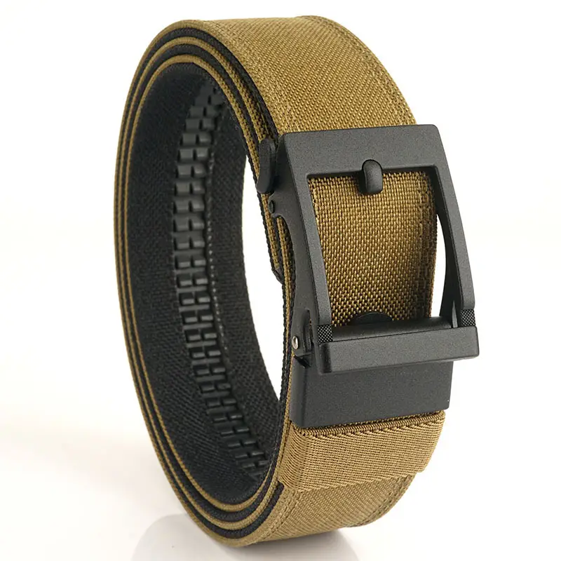 3.8 Double Thickened Tactical Belt CS Field Multifunctional Belt Automatic Buckle Upgraded Hanging Gun Nylon Belt - Image 4