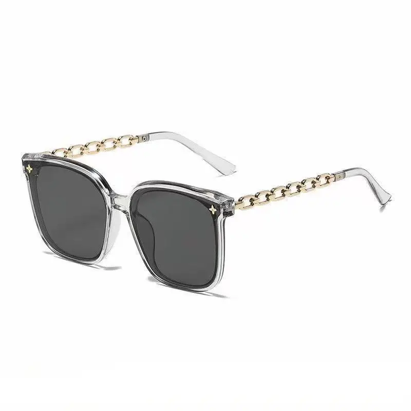 2023 Square Sunglasses for Men Women UV Protection Large Frame - Image 7