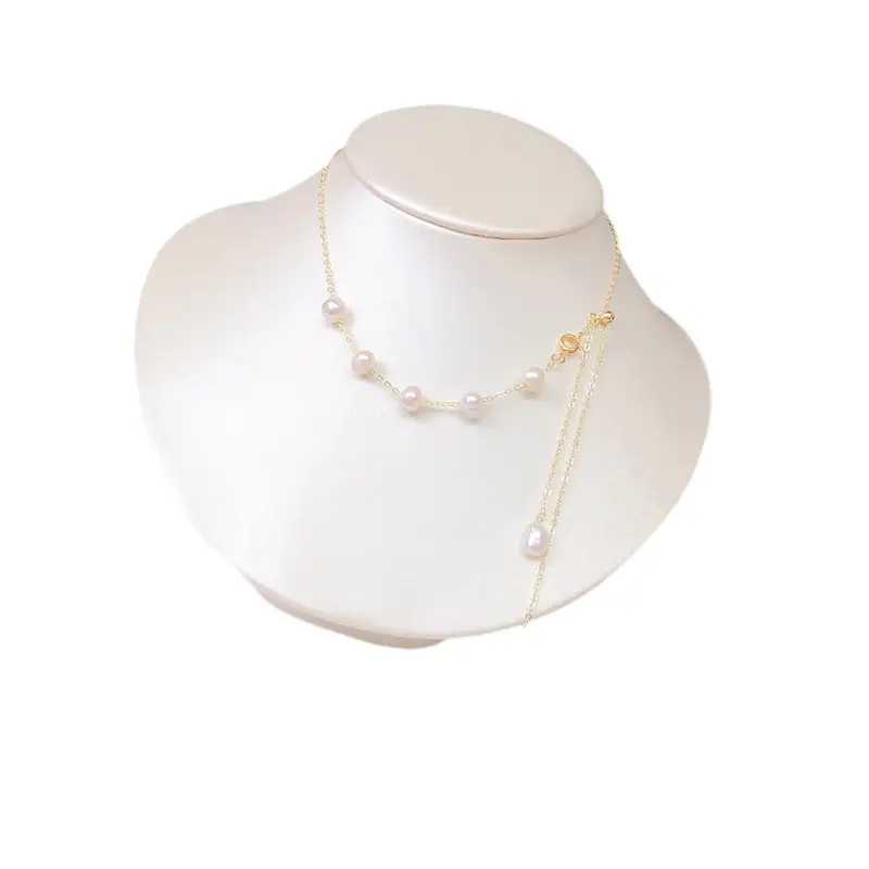 Freshwater Pearl Clavicle Necklace for Women - Image 5