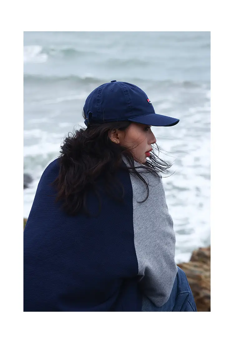 Men's Blue Baseball Cap with Brand Logo — feature 4