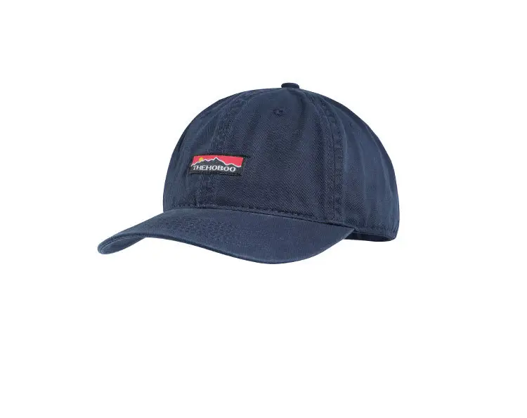 Men's Blue Baseball Cap with Brand Logo — feature 9