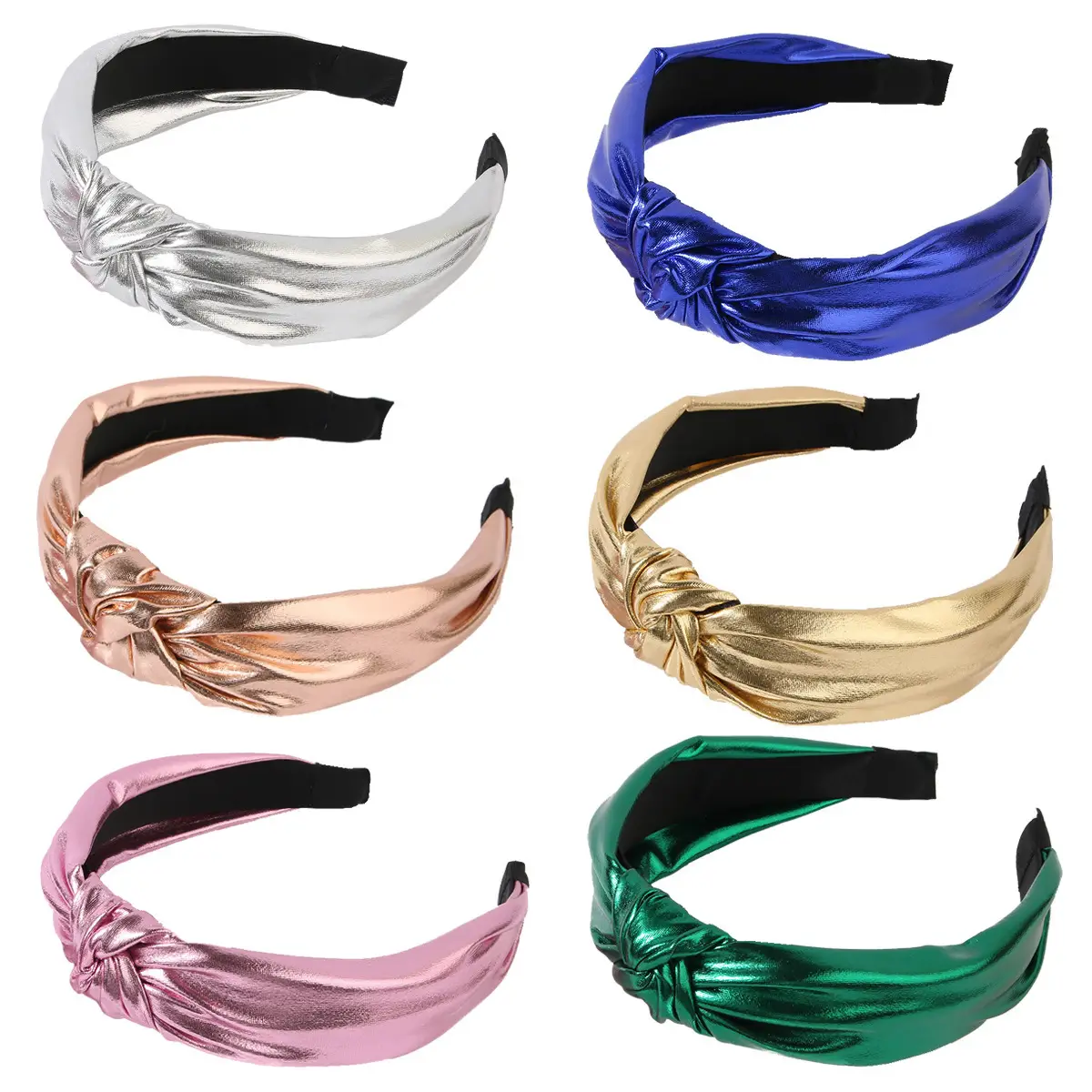 Rainbow Laser Knot Headband for Women - Image 10