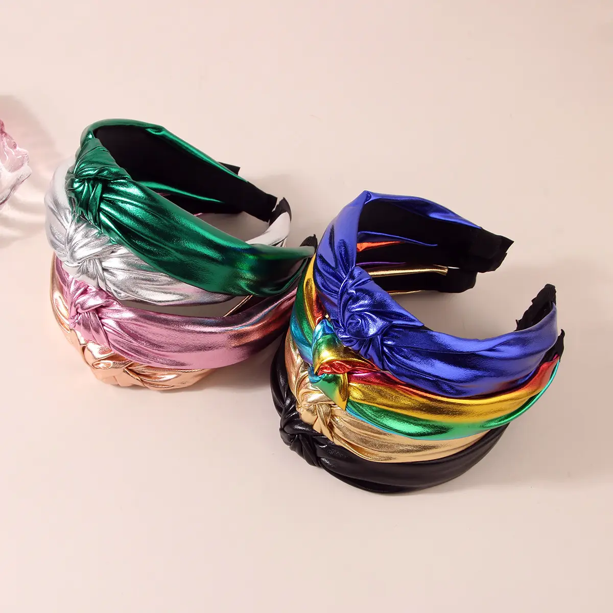 Rainbow Laser Knot Headband for Women — feature 11