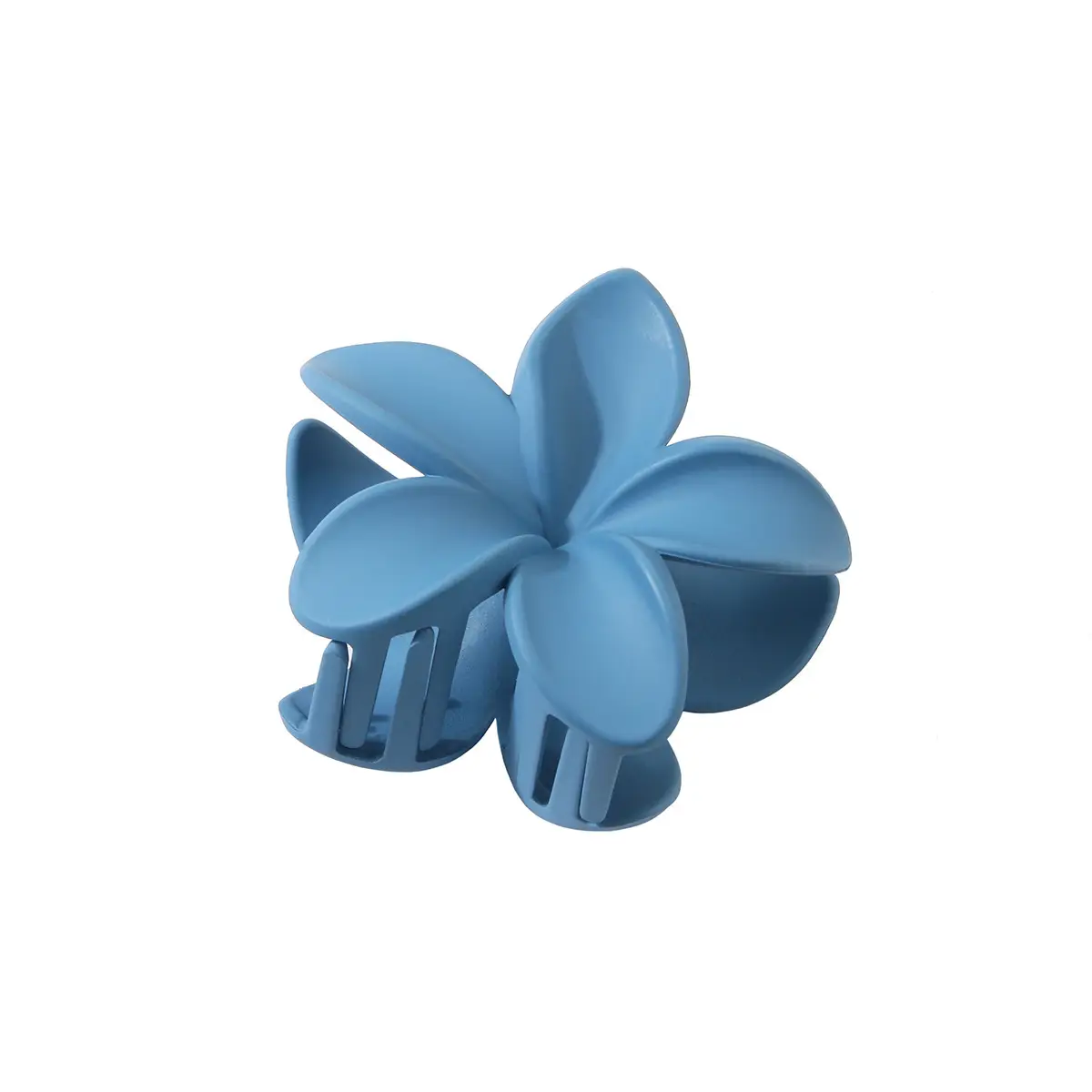 Jelly-Colored Plumeria Hair Clip for Women