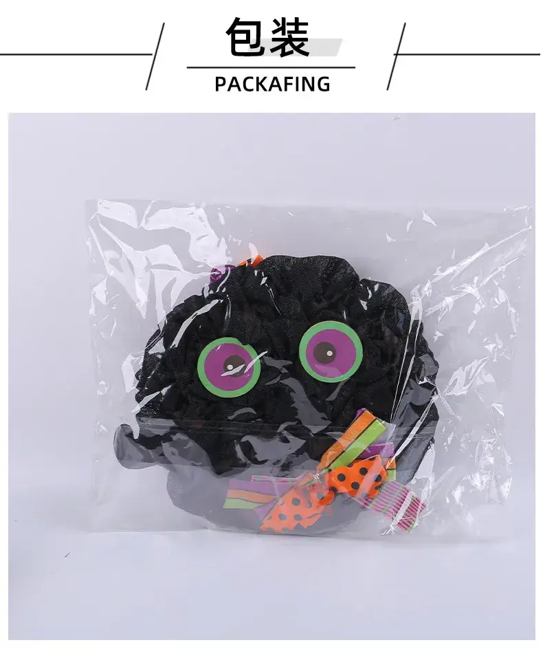 Halloween Multi-Legged Spider Wreath Decoration — feature 15
