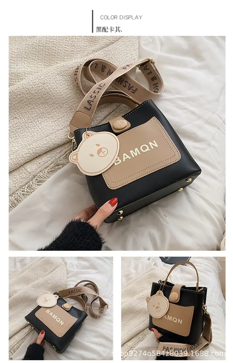 Women's Cute Bear Handbag Brown Beige 2026 — feature 12