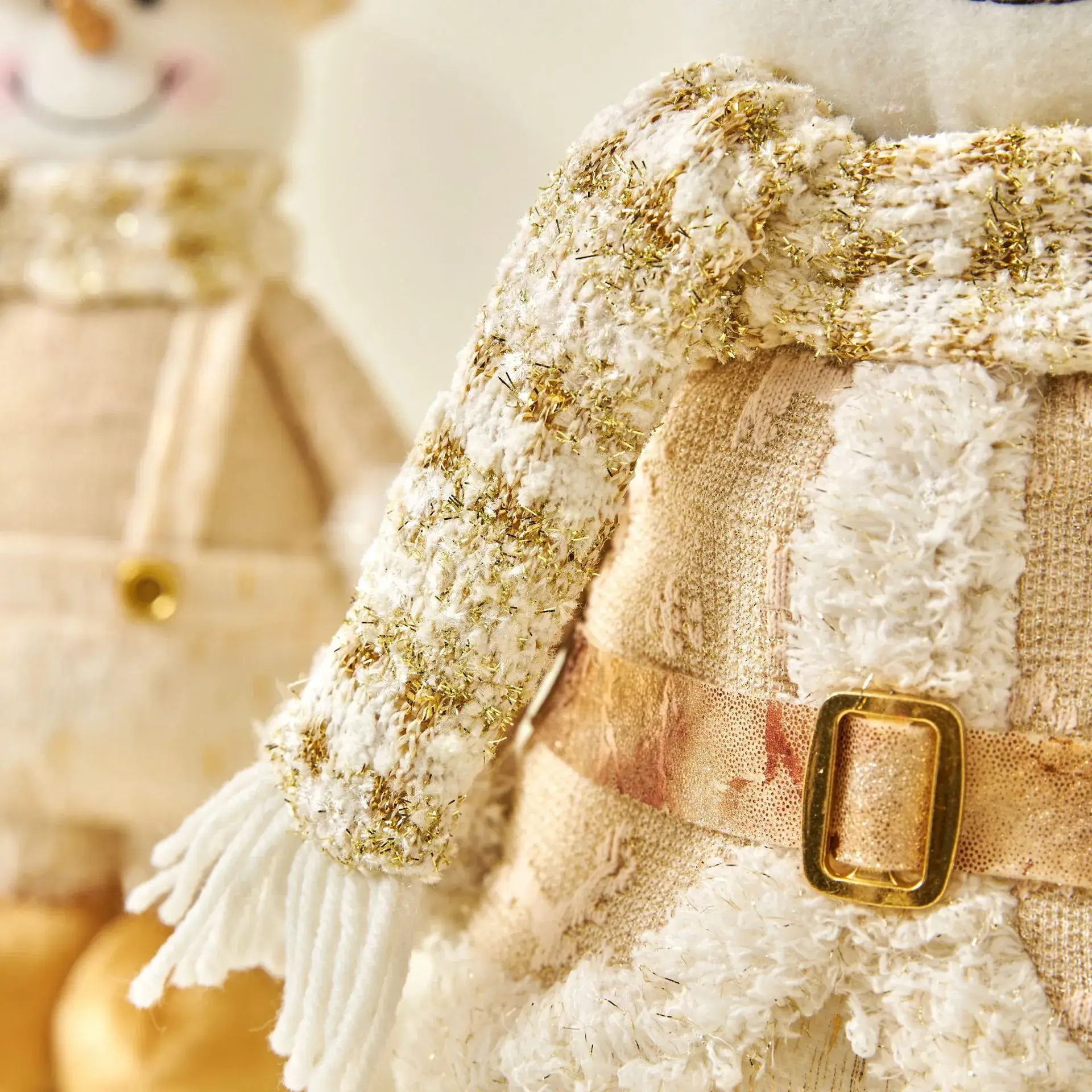 Nordic Christmas Snowman Doll with Telescopic Leg - Image 9