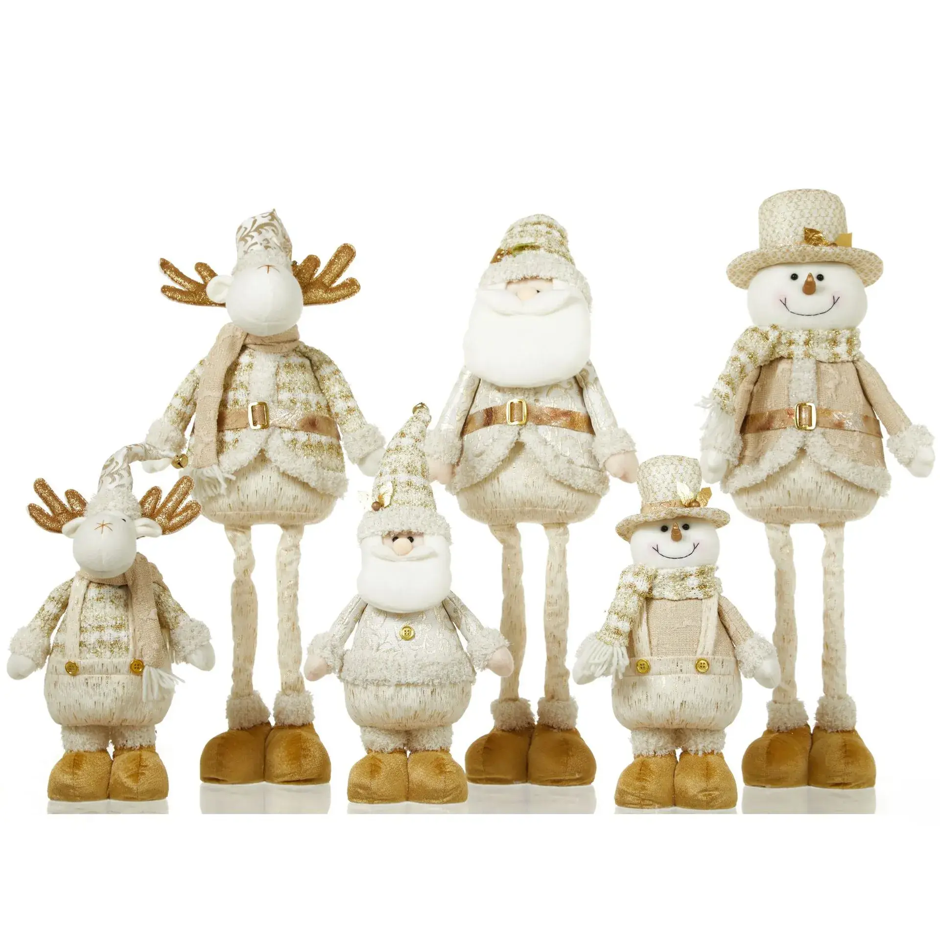 Nordic Christmas Snowman Doll with Telescopic Leg - Image 10