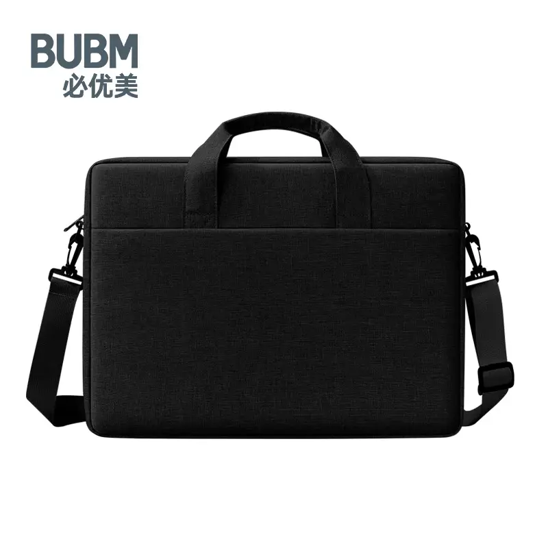 14 Inch Laptop Bag Shoulder Wear-Resistant Gray - Image 8