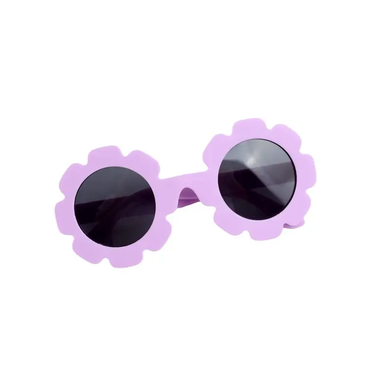 Baby Flower Sunglasses Green Polarized Kids
