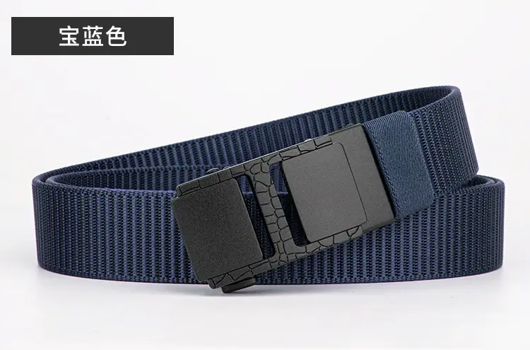 Black Tactical Belt with Sand Buckle, I-Shaped, Hand-Woven β feature 17