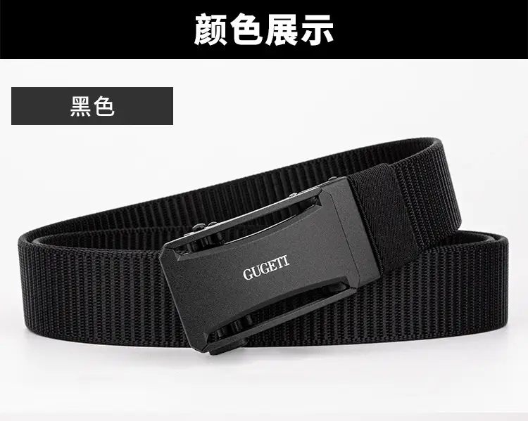 Men's Green Automatic Buckle Belt Anti-Scratch Wear Resistant β feature 14
