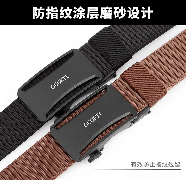Men's Green Automatic Buckle Belt Anti-Scratch Wear Resistant β feature 7