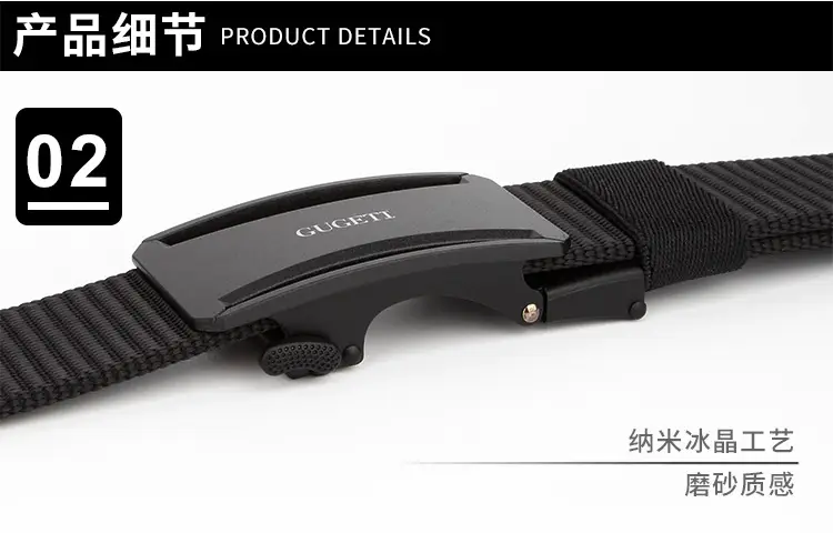 Men's Green Automatic Buckle Belt Anti-Scratch Wear Resistant β feature 9