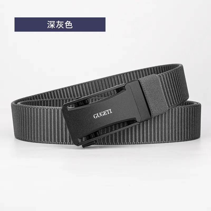 Men's Green Automatic Buckle Belt Anti-Scratch Wear Resistant - Image 5