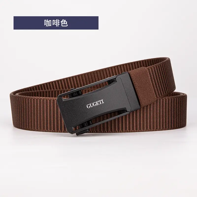 Men's Green Automatic Buckle Belt Anti-Scratch Wear Resistant - Image 6