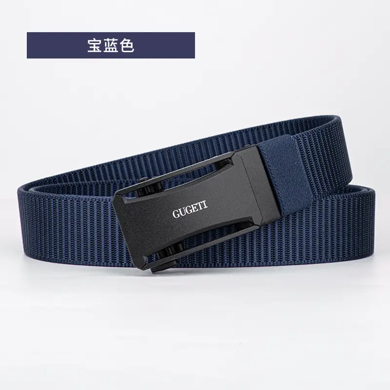 Men's Green Automatic Buckle Belt Anti-Scratch Wear Resistant - Image 7