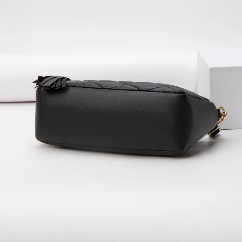 Women's Black Quilted Crossbody Bag 2026 New Model - Image 10