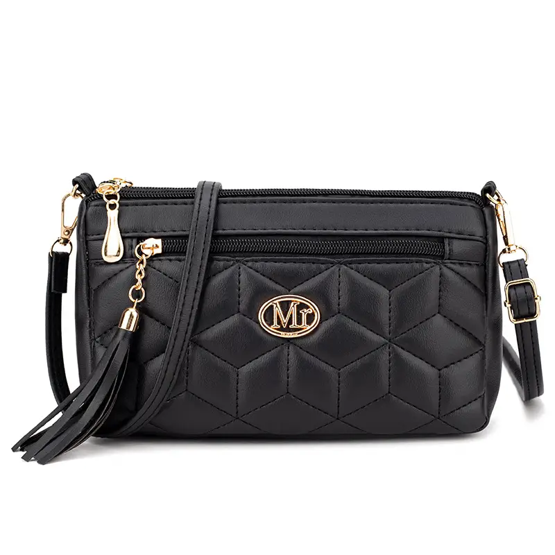 Women's Black Quilted Crossbody Bag 2026 New Model - Image 11