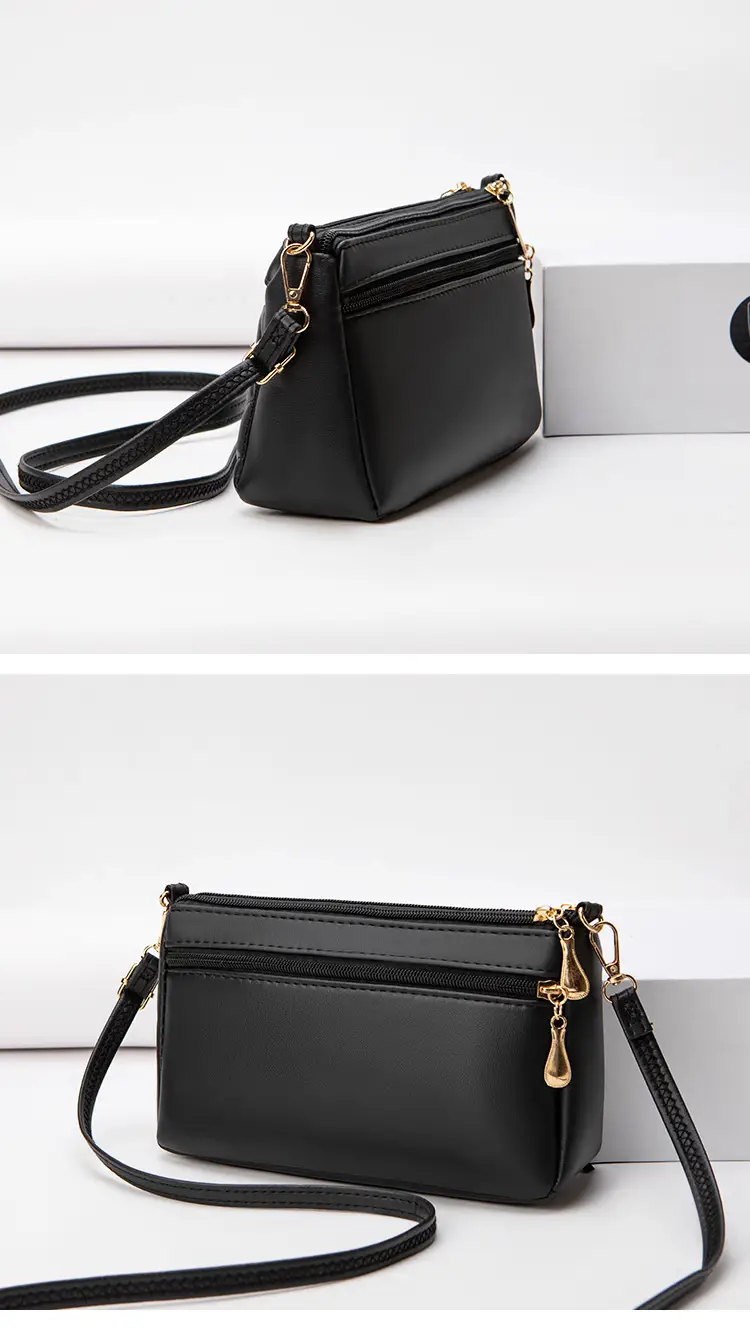 Women's Black Quilted Crossbody Bag 2026 New Model — feature 21