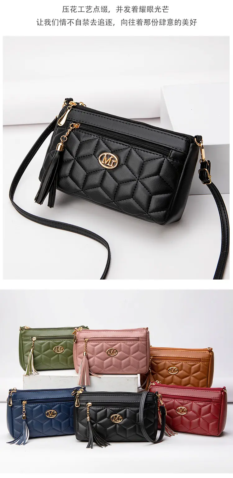 Women's Black Quilted Crossbody Bag 2026 New Model — feature 6