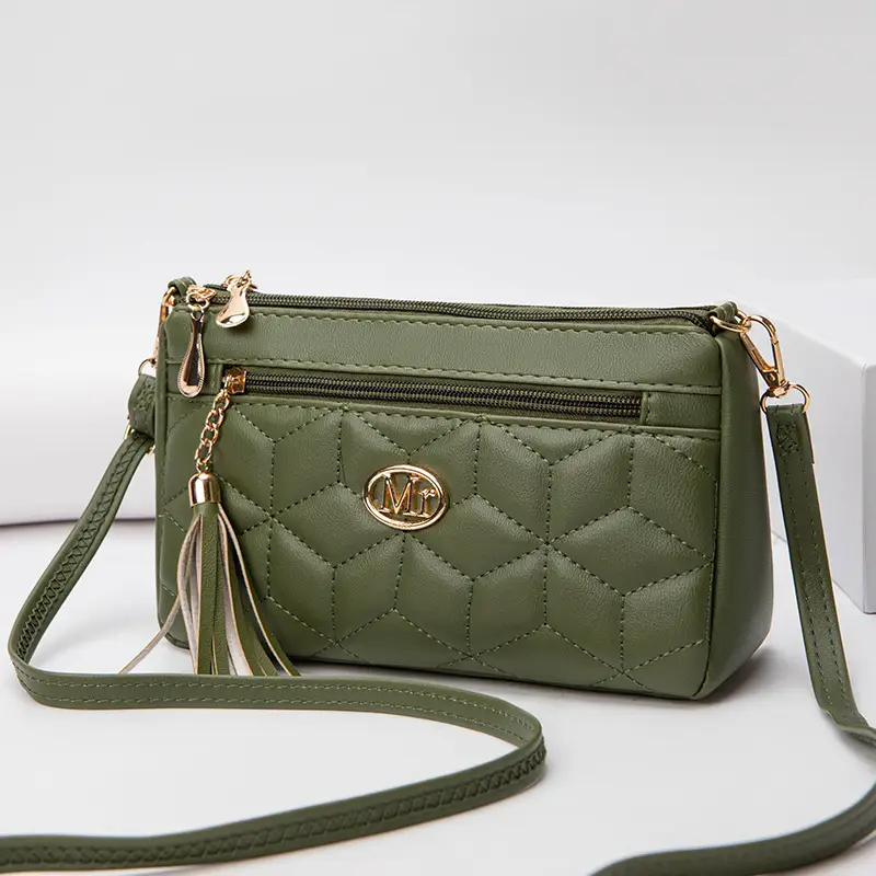 Women's Black Quilted Crossbody Bag 2026 New Model - Image 2
