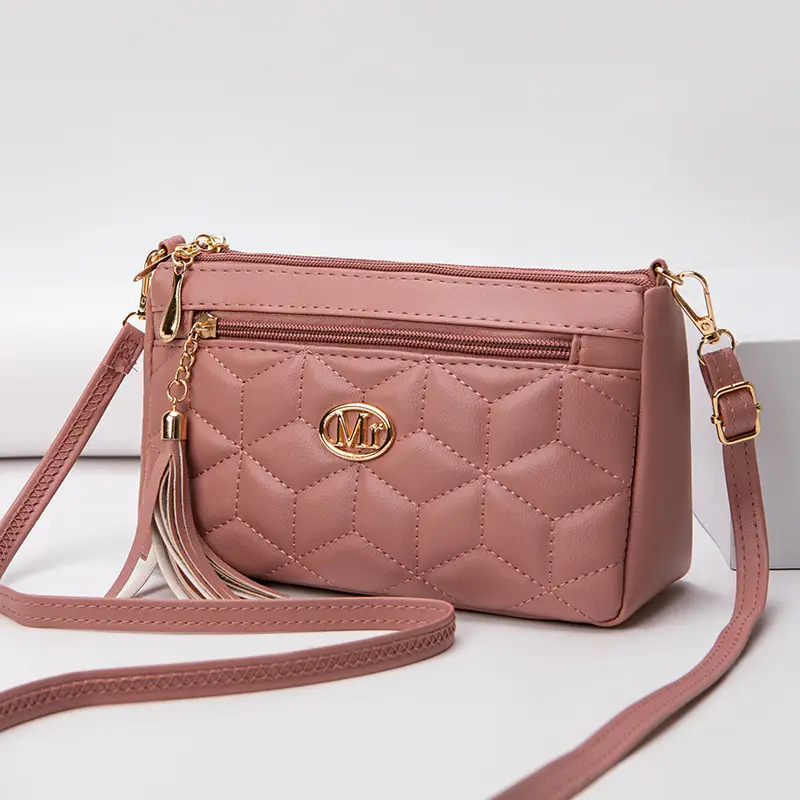 Women's Black Quilted Crossbody Bag 2026 New Model - Image 3