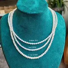 925 Silver Buckle Pearl Necklace Female Niche Design — feature 11