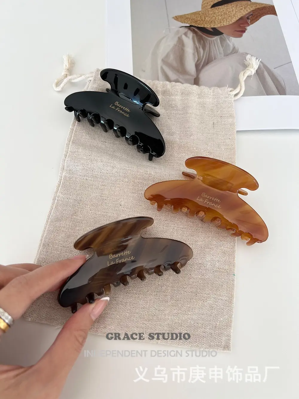 Elegant Hairpin Women's Back Clip Shark Clip — feature 18