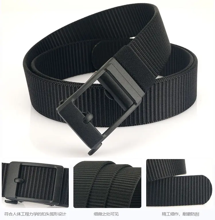 3.8cm New Frosted Nylon Belt for Men — feature 13