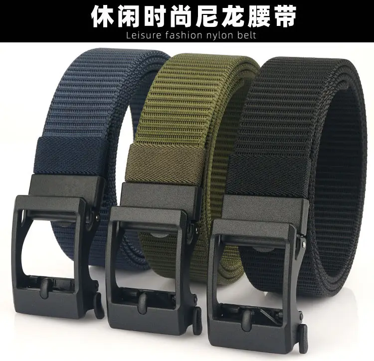 3.8cm New Frosted Nylon Belt for Men — feature 2