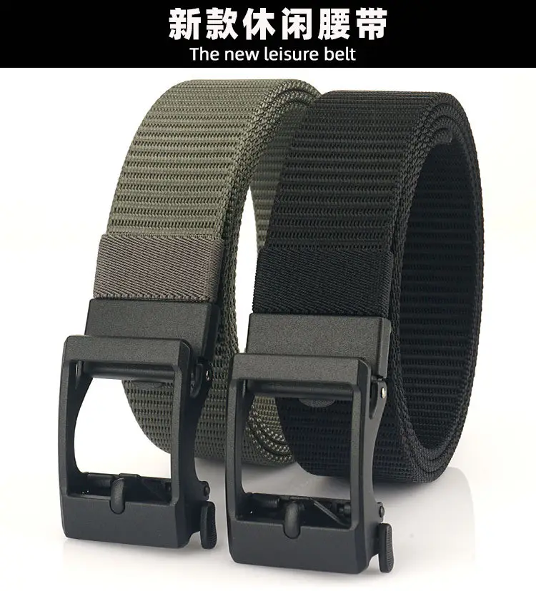 3.8cm New Frosted Nylon Belt for Men — feature 6